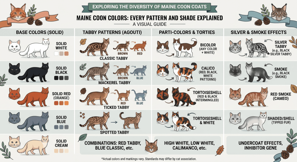 Maine Coon Colors: Every Coat Pattern and Color Explained 3 maine coon colors