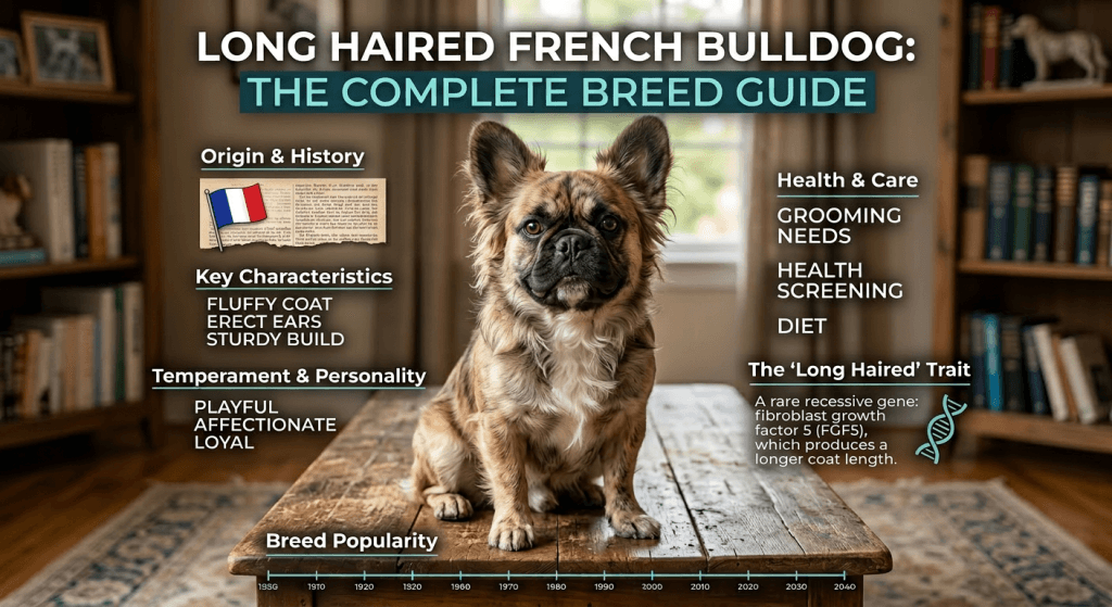 long haired french bulldog