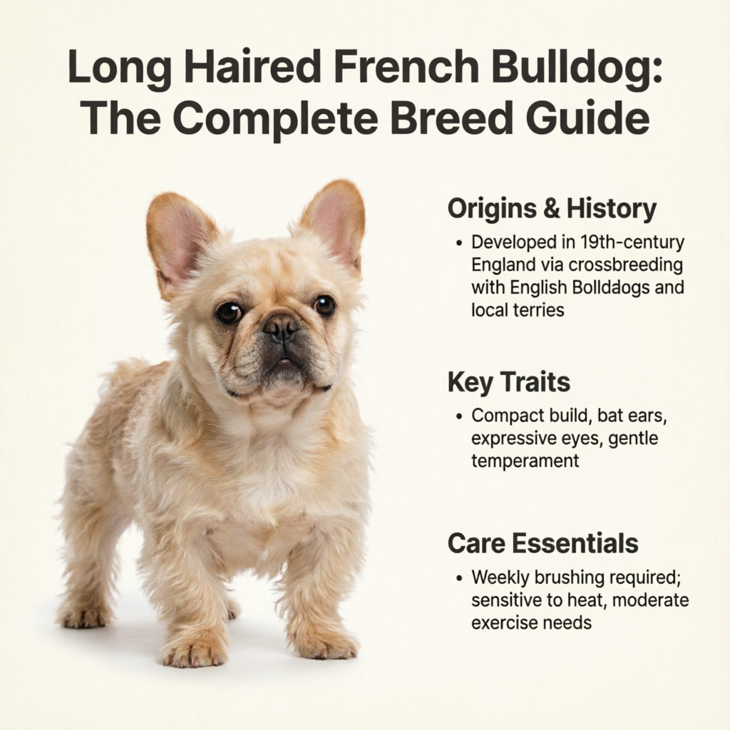 long haired french bulldog